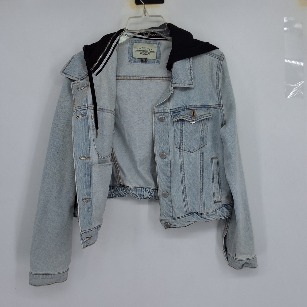 Ashley Vintage Charm Medium Jean Jacket With Hood